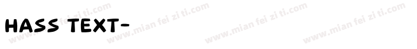 hass text字体转换